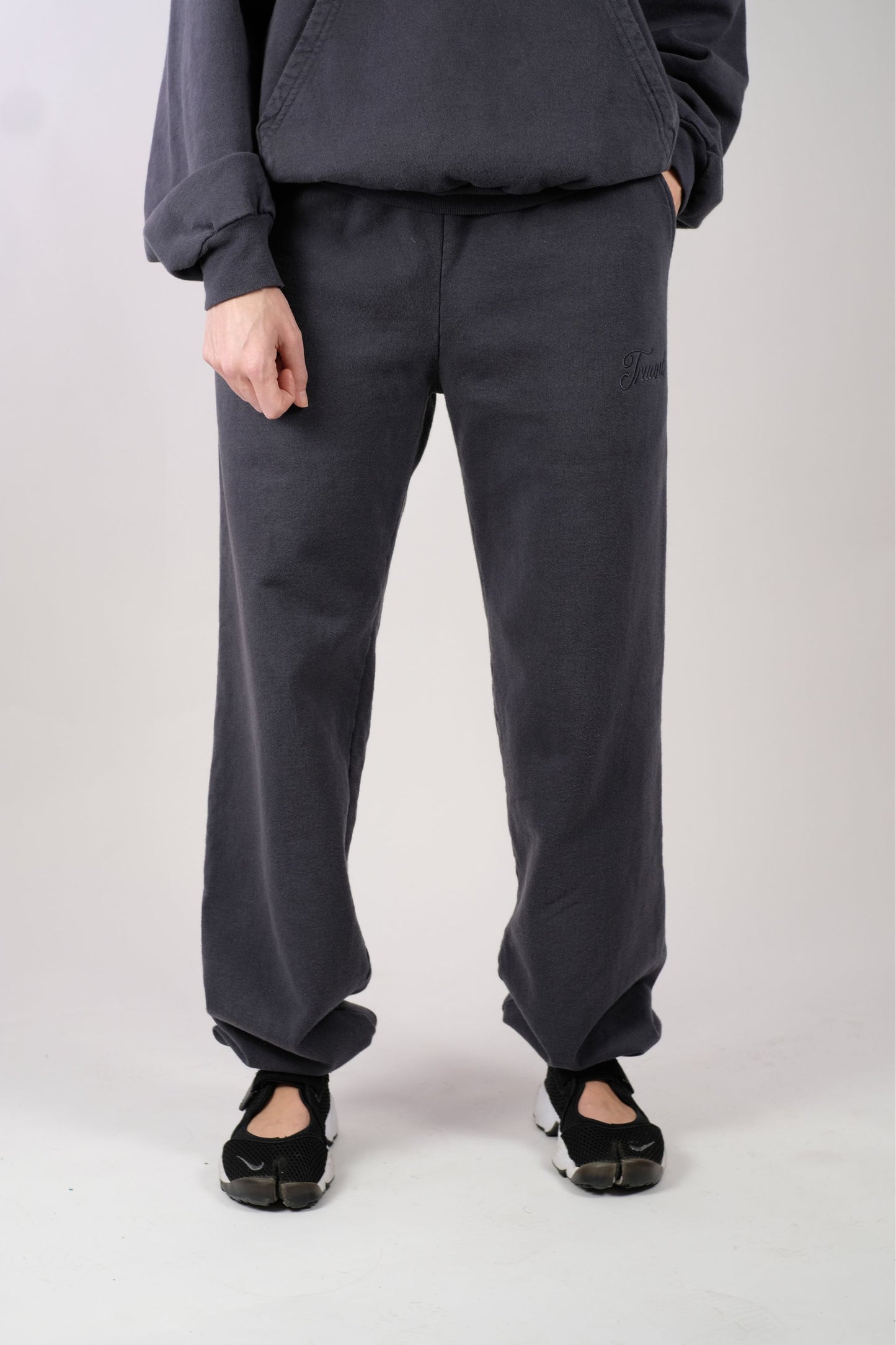Vintage Black Tonal Logo Sweats
