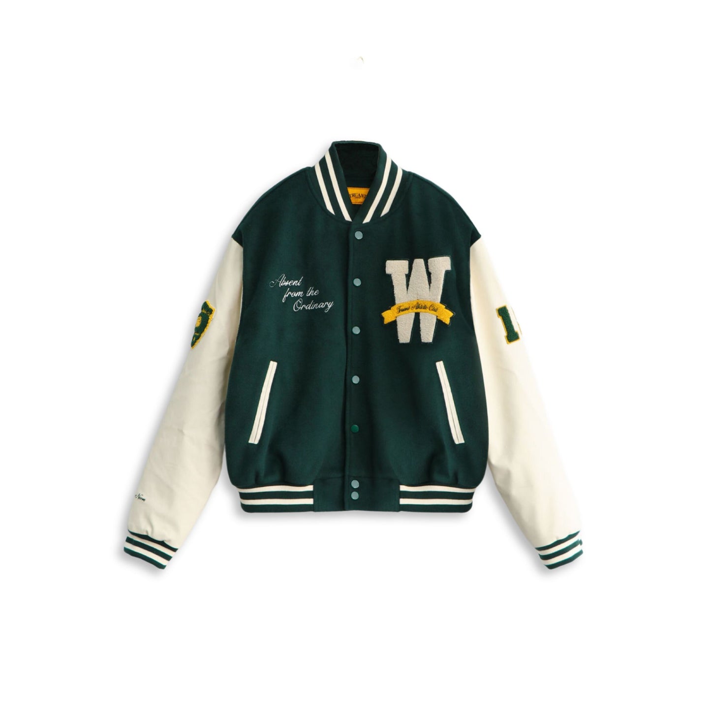 Truant Wool Varsity Jacket(Green)