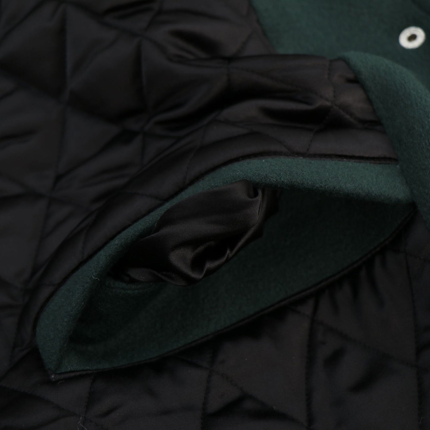 Truant Wool Varsity Jacket(Green)