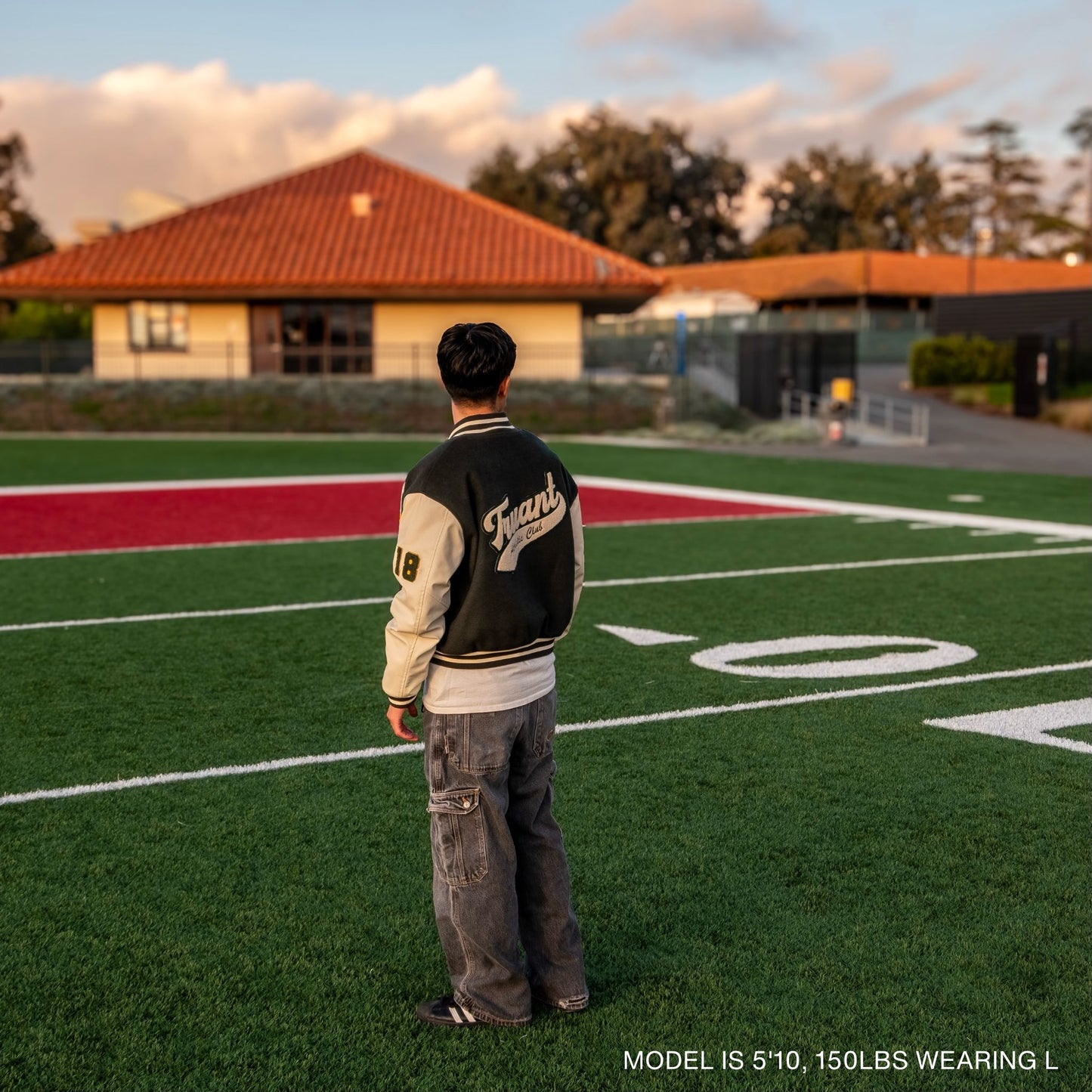 Truant Wool Varsity Jacket(Green)