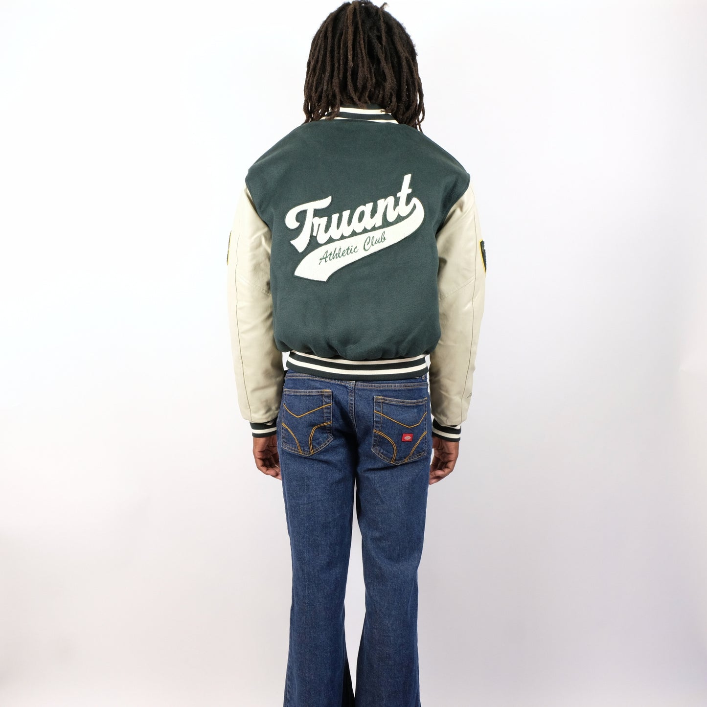 Truant Wool Varsity Jacket(Green)