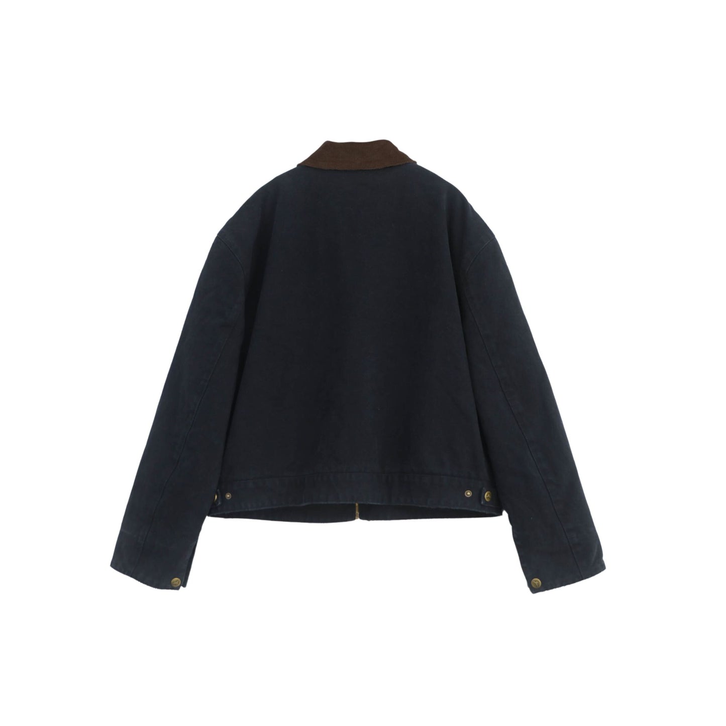 Washed Blanket-Lined Work Jacket(Black)