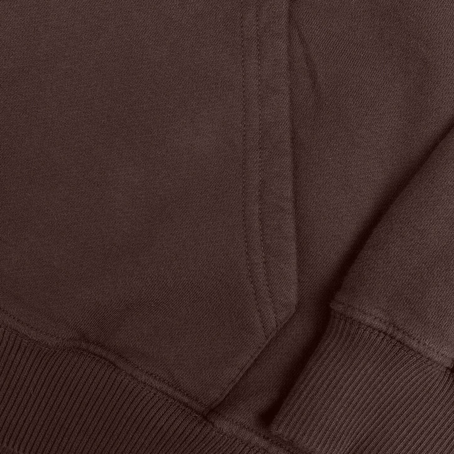 Chocolate Brown Tonal Logo Hoodie